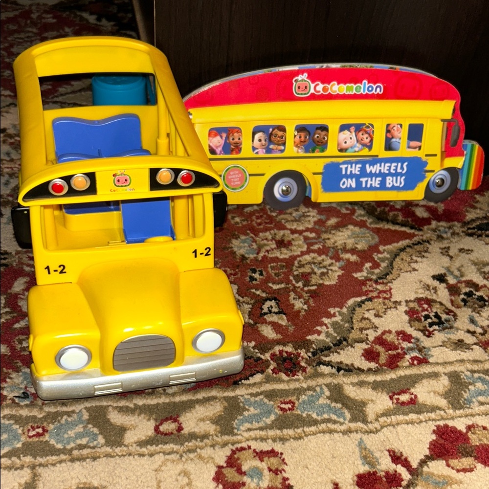 CoComelon Musical School Bus Toy